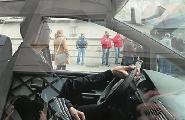 Igor Lukšič ob prihodu na sestanek koalicije