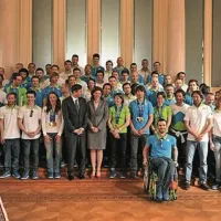 Olimpijci pri Pahorju in Bratu&scaron;kovi