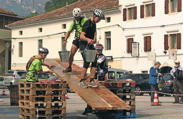 Udeleženci tekme so se v zadnji od spretnosti  morali preizkusiti v središču Vipave