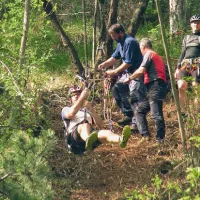 V okolici vipavske Ture so se v nedeljo znova dogajale adrenalinske avanture