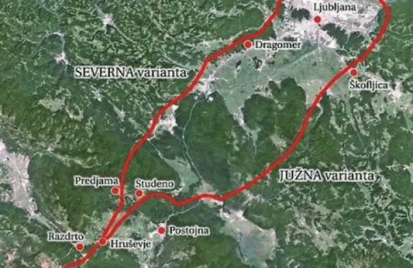Civilna iniciativa proti južni trasi načrtovane nadgradnje daljnovoda Beričevo-Divača je danes Elesu predala peticijo proti južni trasi daljnovoda