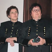 Današnji prvi dami Rudnika - Martina Peljhan (leva) in Tatjana Dizdarević - sta prepričani, da bodo načrti slej ko prej uresničeni