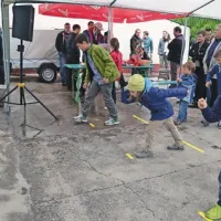 Na prazničnem tekmovanju so se  tudi tokrat preizkusili mladi in manj mladi