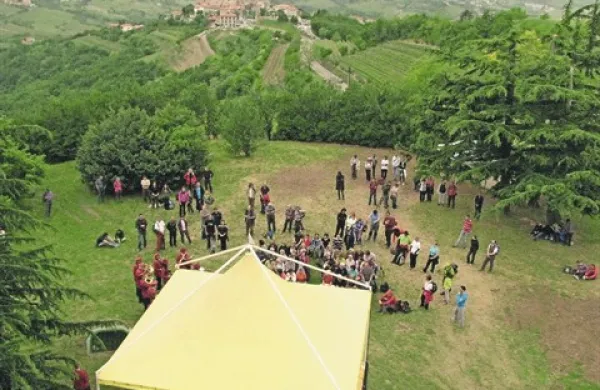 Za zaključek pohoda so se udeleženci povzpeli do magične točke nad Gonjačami