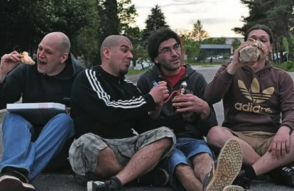 Neverend (z leve): Elvis, Tomas, Primož in Vasja