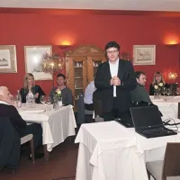 Jožko Vončina s Kmetijsko-gozdarskega  zavoda Nova Gorica je predstavil čezmejni projekt Heritaste