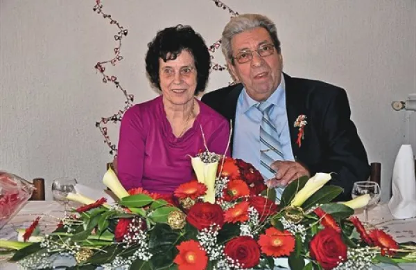 Praznovala sta v družbi otrok, vnukov in pravnukov