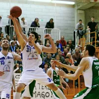 Nejc Buda (levo ) in Sašo Ožbolt sta  bila najbolj razpoložena strelca v domači vrsti 