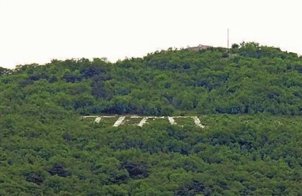 Sabotin včeraj popoldne