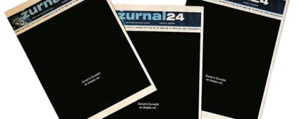 Zadnji brezplačnik Žurnal24
 je včeraj izšel v najtemnejši podobi