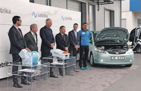 V Letriki so se včeraj pohvalili z razvojnim dosežkom na področju električnih vozil