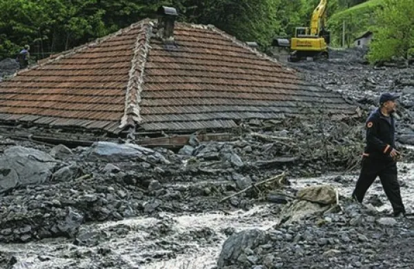Topčić Polje v okolici Zenice včeraj