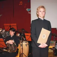 Predsednica  Erika Švigelj, jubileju navkljub, ni brez skrbi za obstoj orkestra