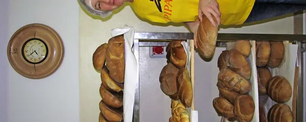 Kruh in žemljice gredo za med