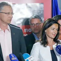 Igor Lukšič in Tanja Fajon
