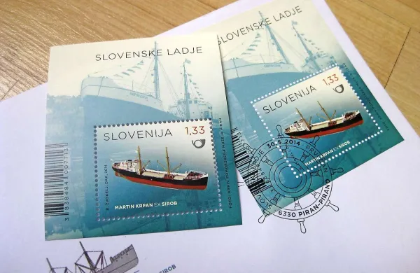 Ladja Martin Krpan je plula po Sredozemlju, zdaj bo lahko s pismi prepotovala ves svet