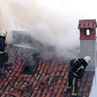 Požar v mestnem jedru Kopra
