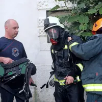 Požar v mestnem jedru Kopra