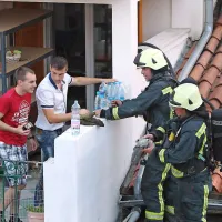 Požar v mestnem jedru Kopra