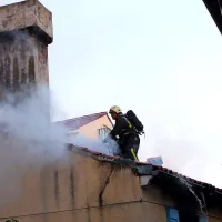 Požar v mestnem jedru Kopra
