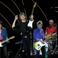Jedro Stonesov (z leve): Ron Wood, Mick Jagger, Keith Richards in Charlie Watts 