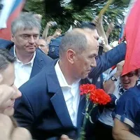 Prihod Janeza Janše v Slovensko vas
