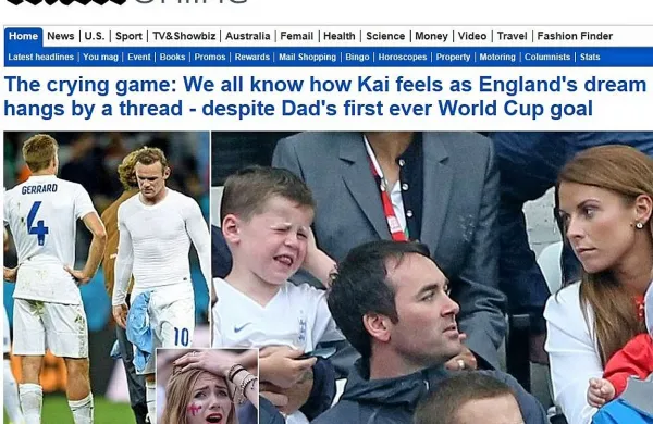 Najbolj kritičen do angleške predstave je bil visoko nakladni tabloid Daily Mail, ki je kot najbolj šibko točko navedel povsem nezadostno obrambo, kar se je izkazalo za pogubno
