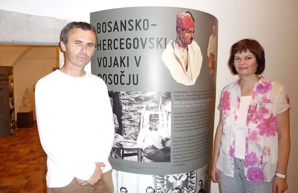  Avtorja razstave  Damjana Fortunat Černilogar in Husein Sejko Mekanović