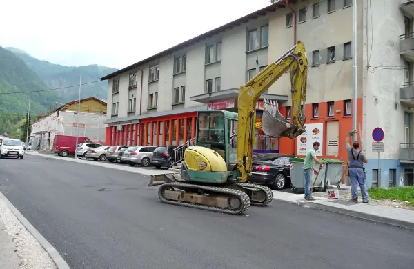 Prešernova ulica  ima že lepšo in bolj urejeno podobo 