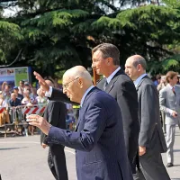 Italijanski predsednik Giorgio Napolitano se danes na povabilo predsednika republike Boruta Pahorja mudi na obisku v Sloveniji