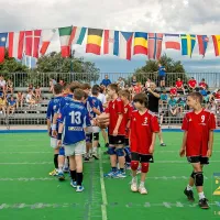 Tudi bodoči rokometni zvezdniki so na Eurofestu imeli svoj prostor pod soncem