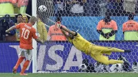 Sergio Romero je tako ubranil enajstmetrovko Wesleyju 
Sneijderju