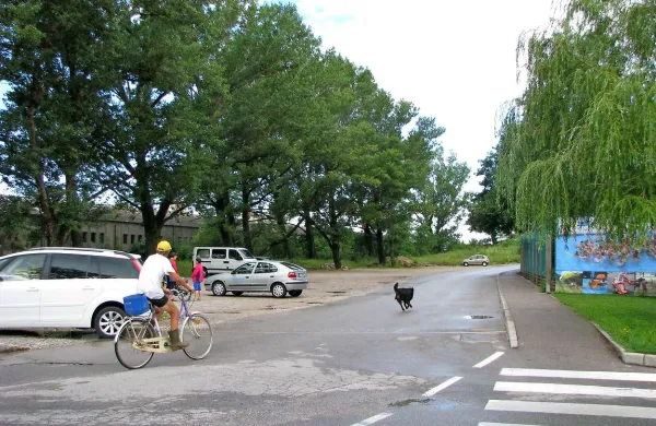 Promet  bodo preusmerili čez Lokavšček, pred bazenom bo parkirišče 