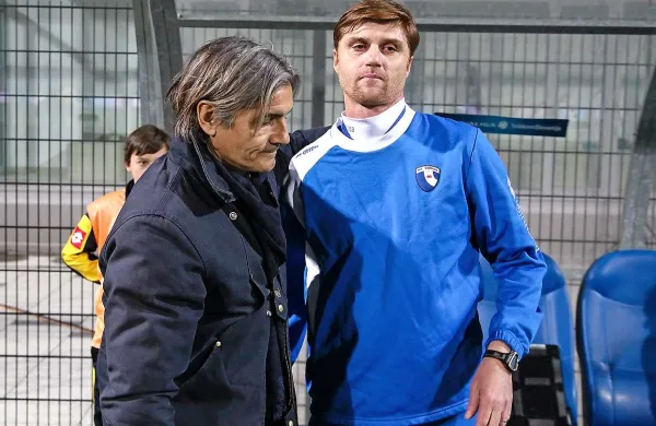 Rodolfo Vanoli (levo) in Luigi Apolloni bosta tudi v novi sezoni vodila Koprčane in Novogoričane