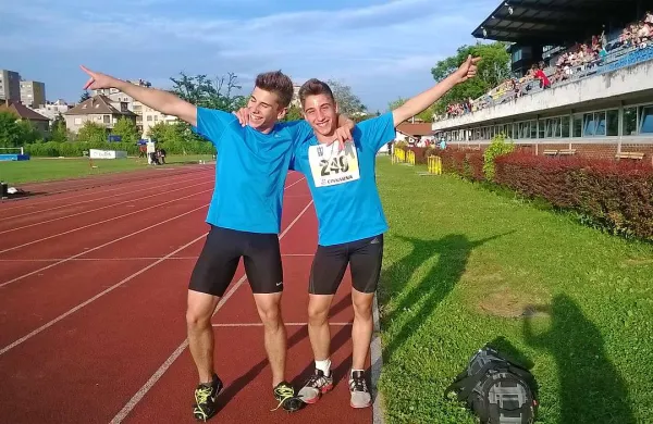 Brata Skok med talenti slovenske atletike