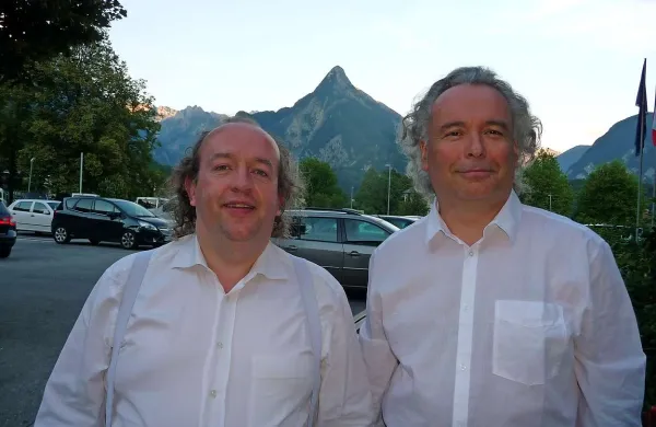Ivan Meylemans (levo) in Dušan Kranjc
