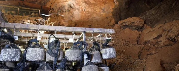 Jamar zori v pravi kraški jami 70 metrov globoko