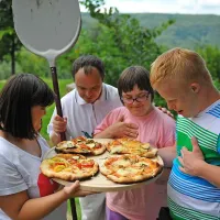 Sabina, Miha, Tjaša in  Blaž so bili zadovoljni s tem, kar so spekli