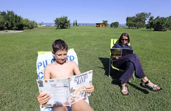 V Simonovem zalivu knjižnica med oljkami