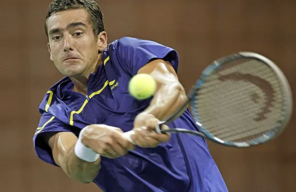 Hrvat Marin Čilić, predlanski zmagovalec Umaga in favorit tudi za letošnjo zmago 