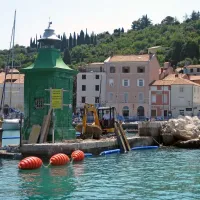 Zaradi gradbenih del je carinsko-turistični pomol v Piranu zaprt