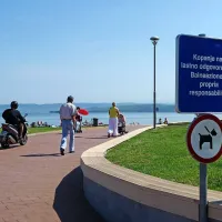 Vozniki  koles s pomožnim motorjem (skuterjev do 25 kilometrov na uro) lahko vozijo tudi po kolesarskih stezah, a pogosto s svojo vožnjo ogrožajo tudi druge udeležence 
