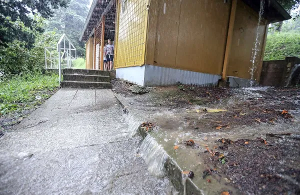 Avtokamp Lucija včeraj