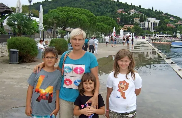 Velenjčanka Barbara Koren je navdušena nad Piranom. Z otroki pa se  rada sprehodi tudi do Portoroža.