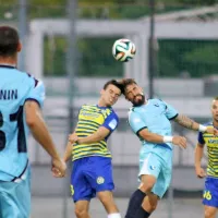 Prvi primorski derbi v novi sezoni prve slovenske nogometne lige je pripadel Luki Koper, ki je v gosteh ugnala Gorico z 1:0. Foto: Leo Caharija
