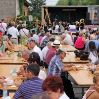 Dež so preganjali člani zasedbe Dej še en litro, ki so med dežjem igrali kar na oknih doma krajanov. Posebno glasbeno doživetje so bili  ljudski pevci Garenjkčani iz Lokovca, priljubljeni Kalamari pa so zaigrali le nekaj pesmi, ko jih je že pregnal dež.