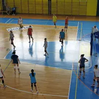 Mlade odbojkarice iz Padove na poletnih pripravah v Ajdovščini