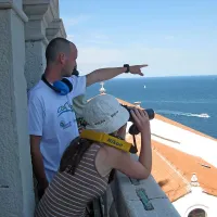 Najbolj atraktivne fotografije delfinov, ki so jih člani društva posneli med opazovanjem, razstavljajo v piranskem Akvariju 