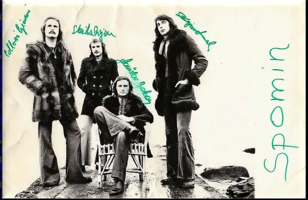 Spomin leta 1974: Gianni Collori, Bojan Stariha, Stane Bakan in Dušan Pegam (z leve)