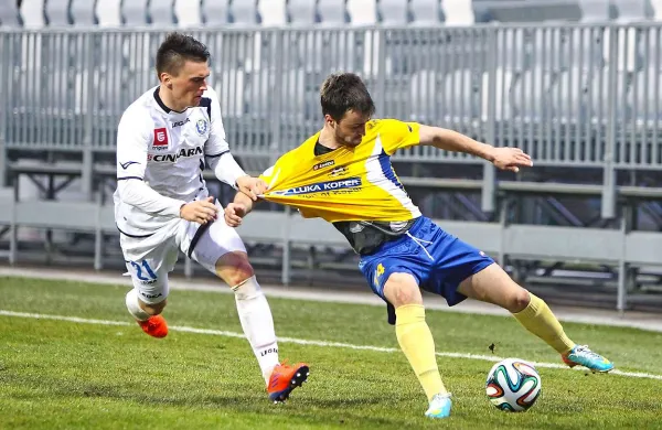 Goran Galešić (desno) najbrž šteje zadnje dneve v koprskem dresu